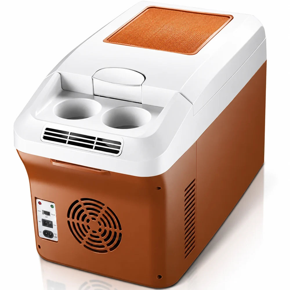 Frigider Auto Portabil AT PERFORMANCE® 15L, Răcire și Încălzire, 12V/24V și 220V, Termoelectric