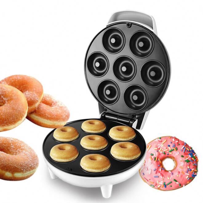 Aparat Electric pentru 7 Gogosi Tip Donut, 750W, Placi Antiaderente