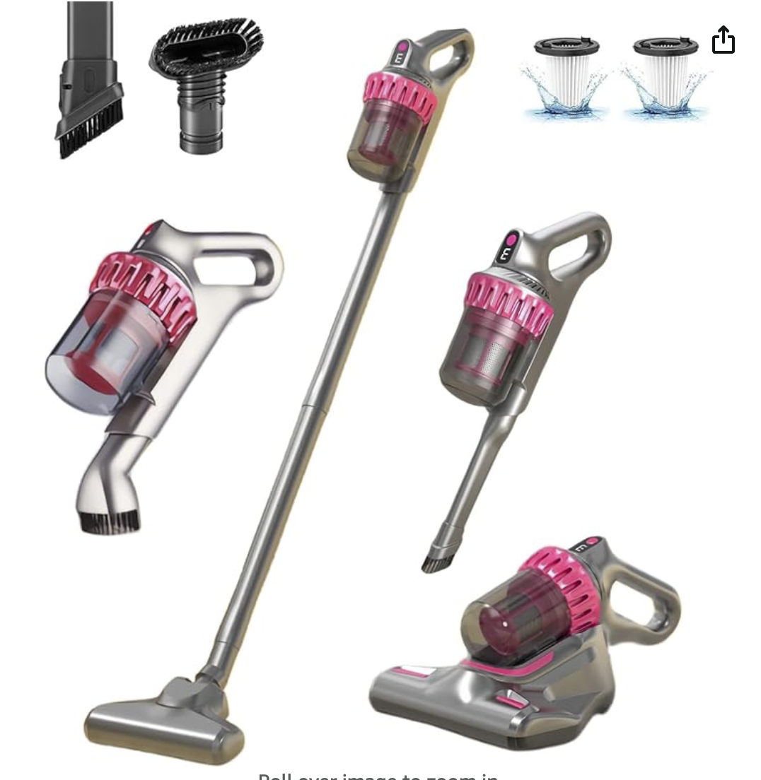 Aspirator Fara Fir 4 in 1 Anti Acarieni, 10000 Pa, Lampa UV, Filtru