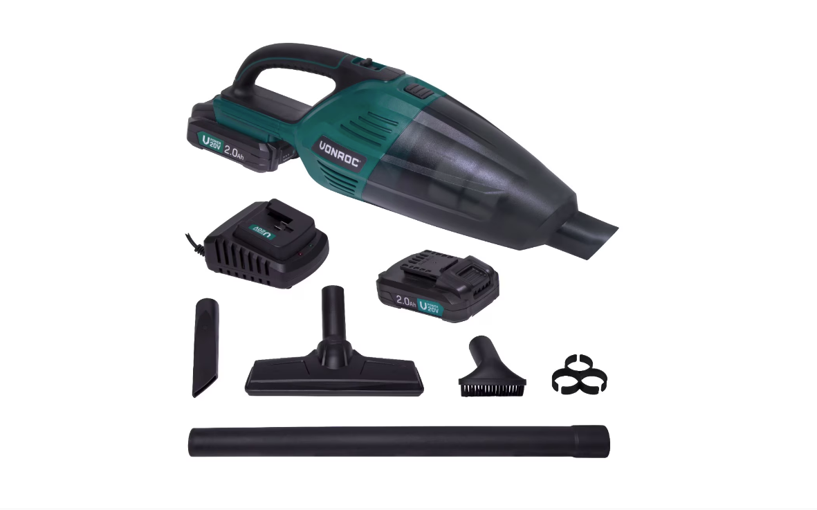 Aspirator de Mana Fara Fir, Rezervor 500ml, 76dB, Set cu 2 Acumulatori 48V si Incarcator Rapid