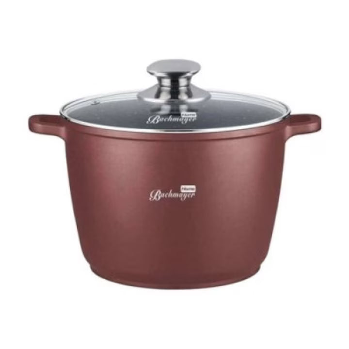 Oală înaltă cu capac 32 cm – Bachmayer BM-7882-32 | 14 L, inox premium, compatibilă inducție