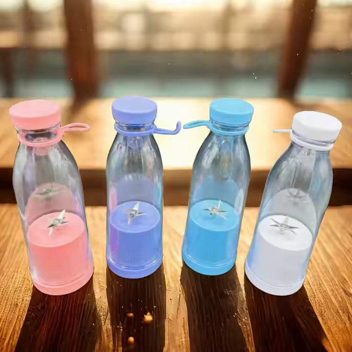 Blender Portabil Reîncărcabil USB, 420ml, pentru Smoothie-uri și Shake-uri