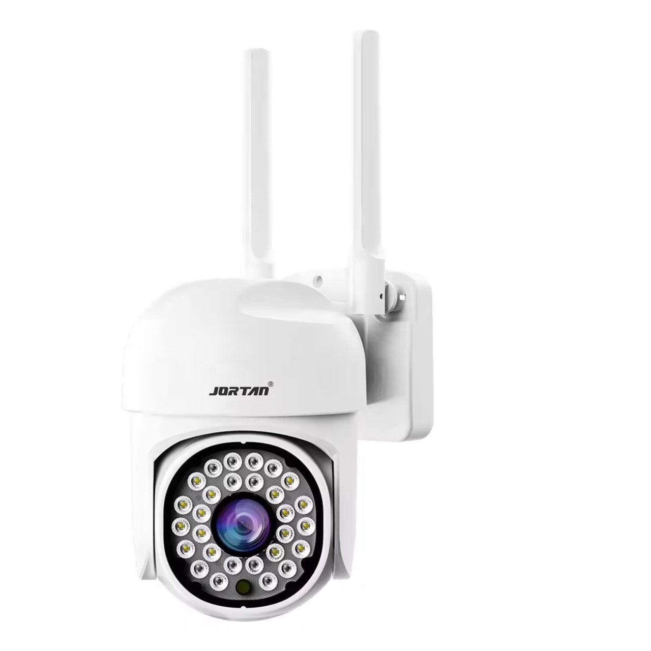 Cameră Supraveghere WiFi JORTAN JTZ-8161QJ, 2MP Full HD, Exterior & Interior, Senzor Mișcare, Audio Bidirecțional, IR, Alarmă, Card 32GB