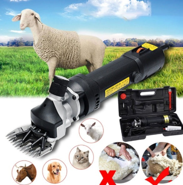 Mașină de Tuns Oi 850W, 6 Trepte de Viteză, 2400 RPM, Cablu 5m – Set Profesional Visivo