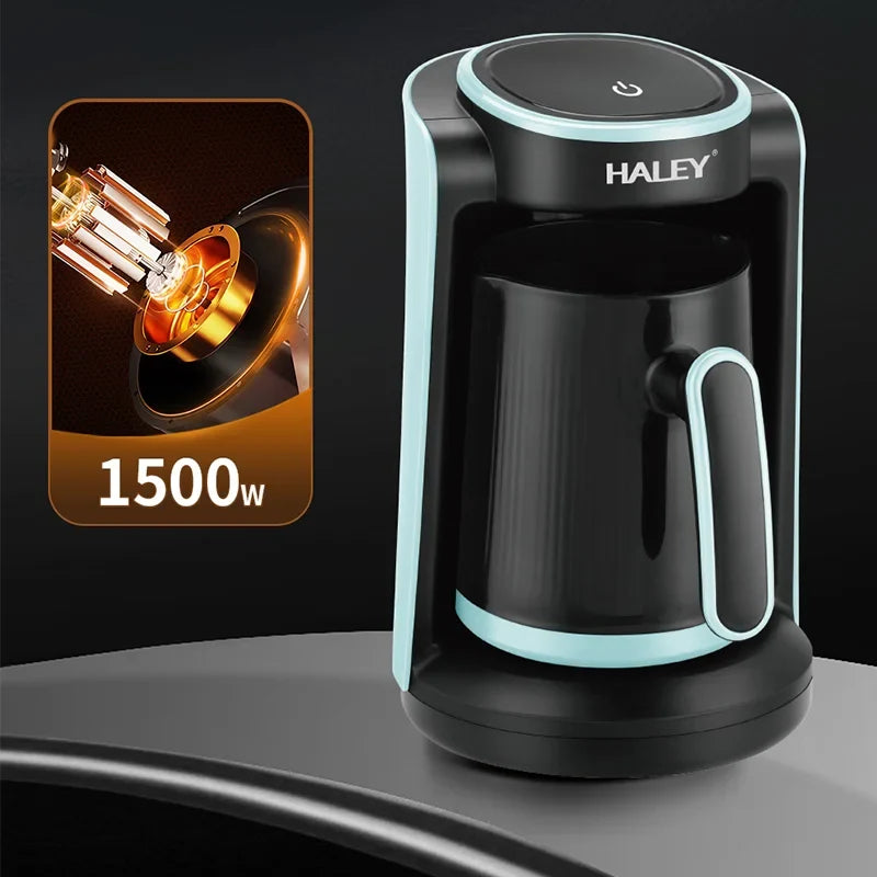 Ibric Electric pentru Cafea Turcească HALEY HY-2812 – 1500W, 500ml, 5 Cești