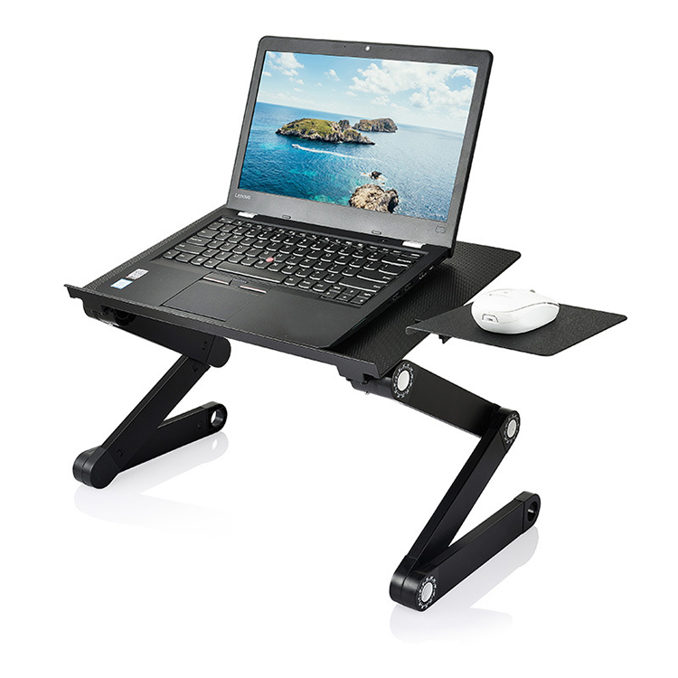 Masuta Laptop Multifunctionala, Pliabila si Reglabila, cu 2 Coolere si Suport Mouse
