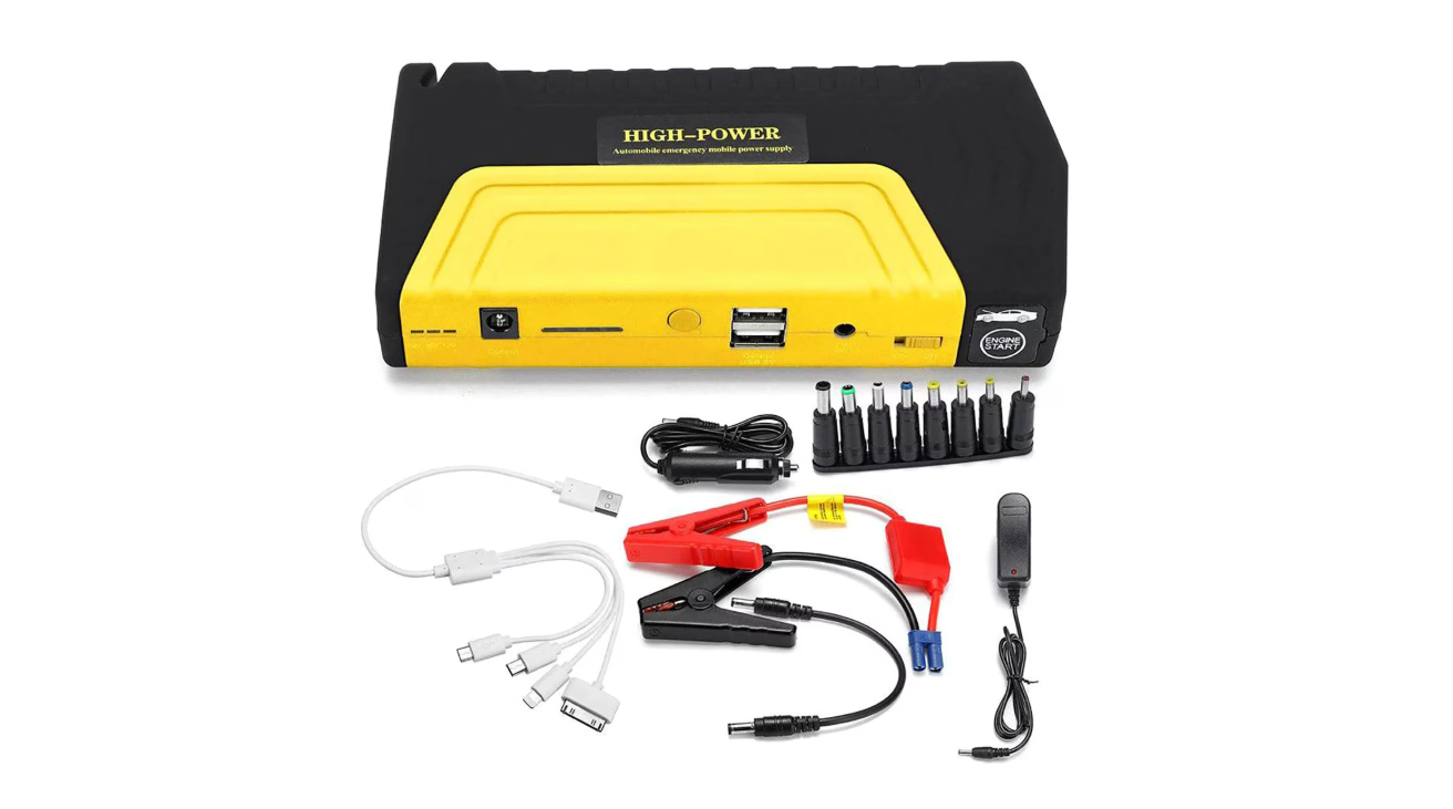 Redresor Pornire Auto Portabil (Jump Starter) si Power Bank, 60800 mAh, 600A