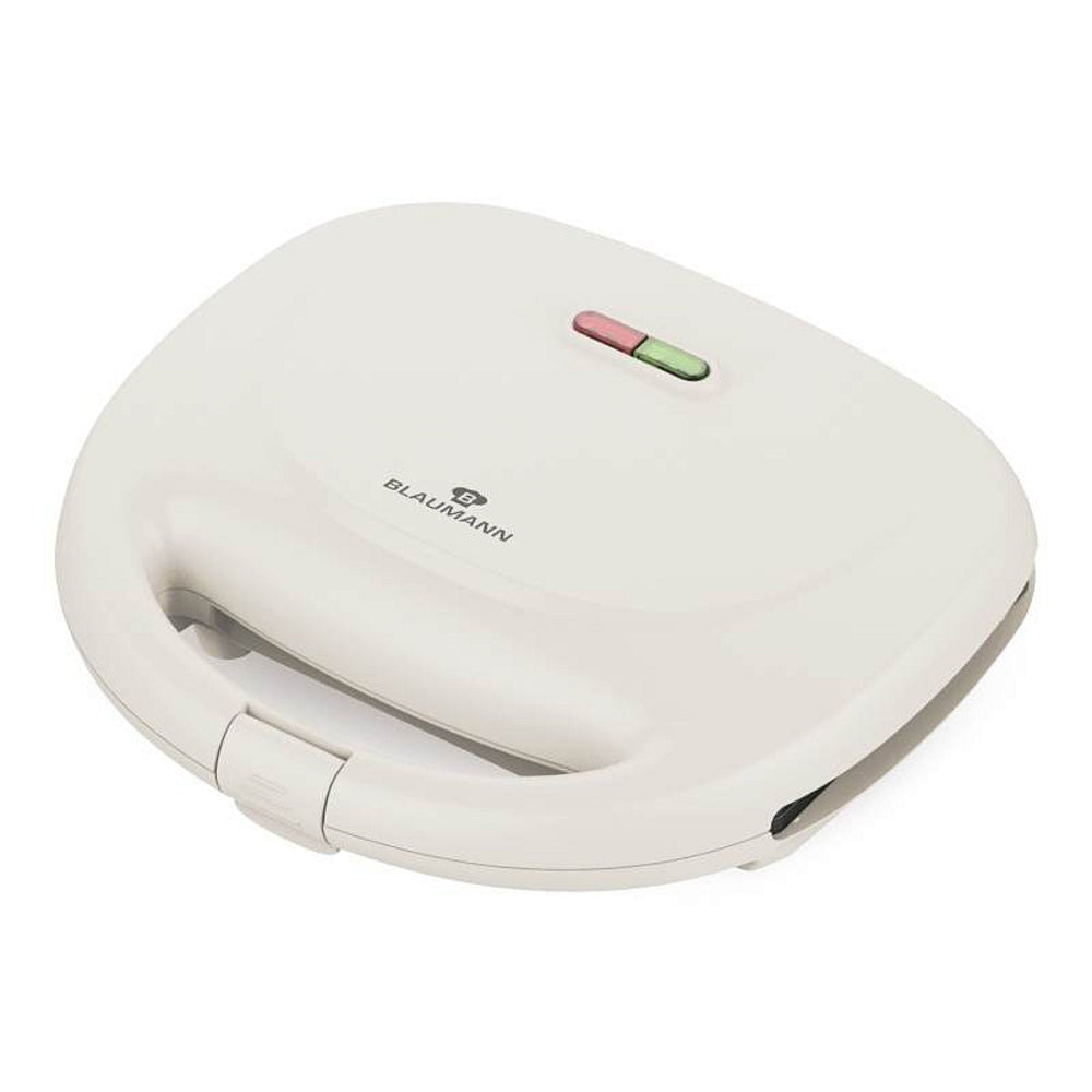 Sandwich Maker Blaumann BL-9019, 750W, Plăci antiaderente, 2 sandvișuri, Bej