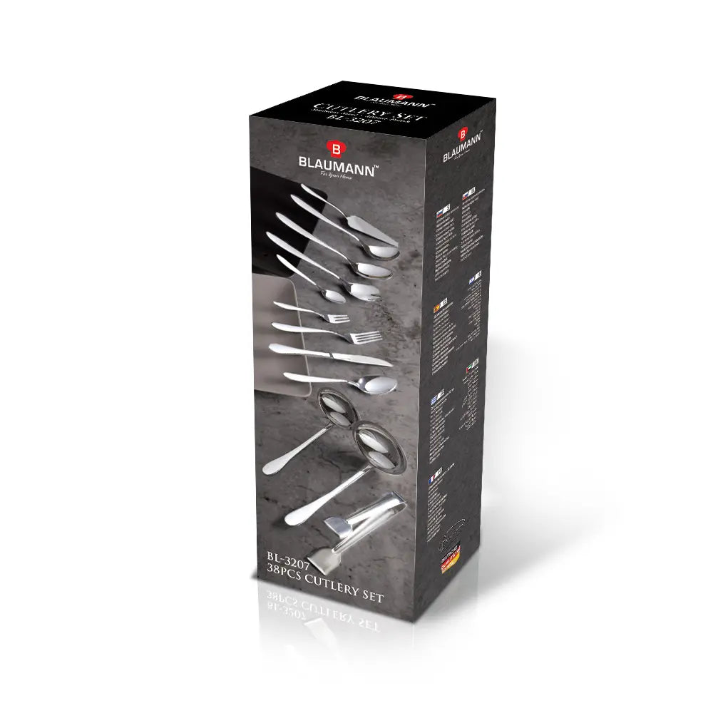 Set tacâmuri 38 piese Premium Blaumann BL-3207 – Oțel inoxidabil
