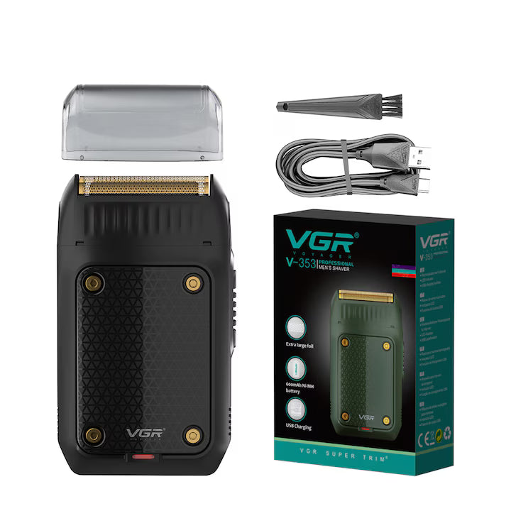 Shaver Electric Reîncărcabil, 2 Capete, Autonomie 60 Min, Indicator LED, Încărcare USB