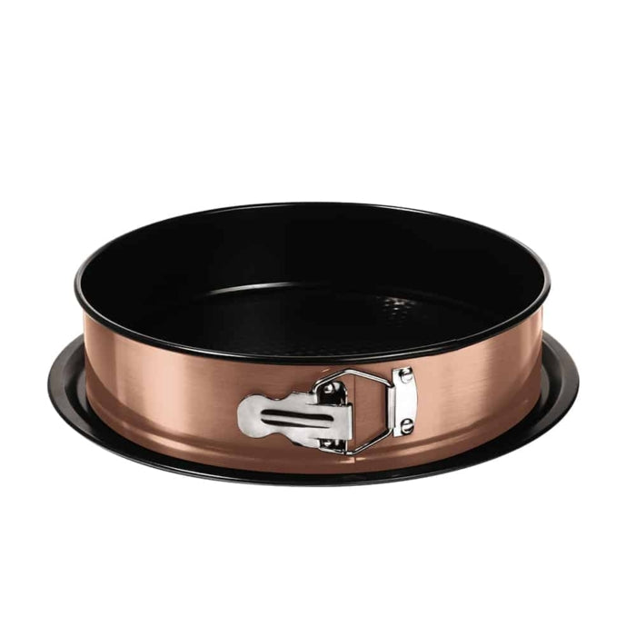 Tava Tort Rotunda Berlinger Haus Rose Gold Edition, 26 cm, cu Accesorii Incluse, Strat Titan Antiaderent, Otel Carbon