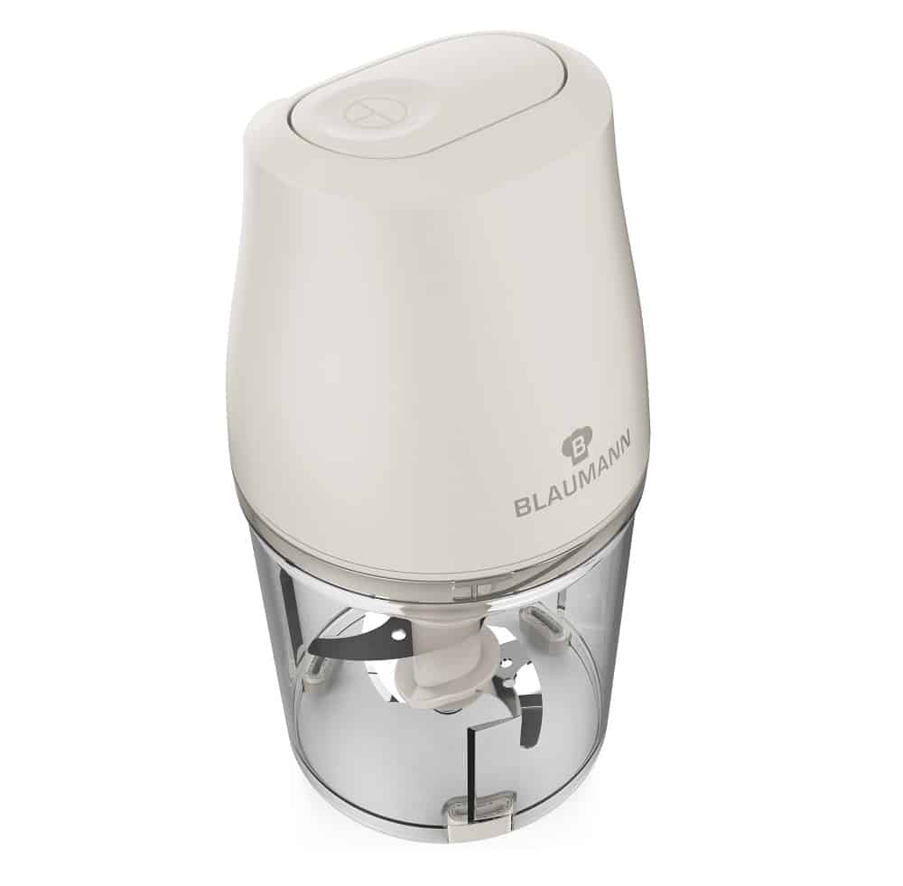 Tocător Electric 2 în 1 Blaumann BL9013, 250W, 0.5L, 4 lame inox, crem