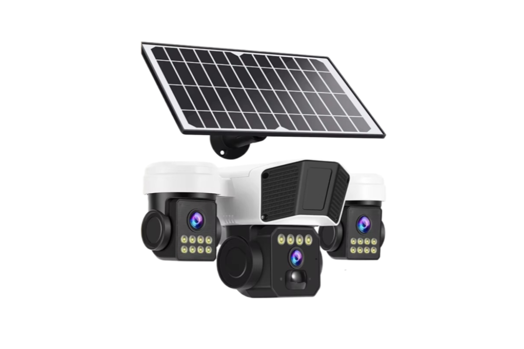 Cameră de Supraveghere 4G cu Panou Solar și Acumulator | Model PTZ TL3, 12000mAh, Senzor PIR, Aplicație OKAM Pro