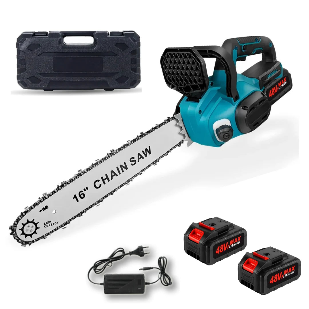 Drujba electrica fara fir, 16inch 6Ah Motor Brushless, 2300W, ungere automata