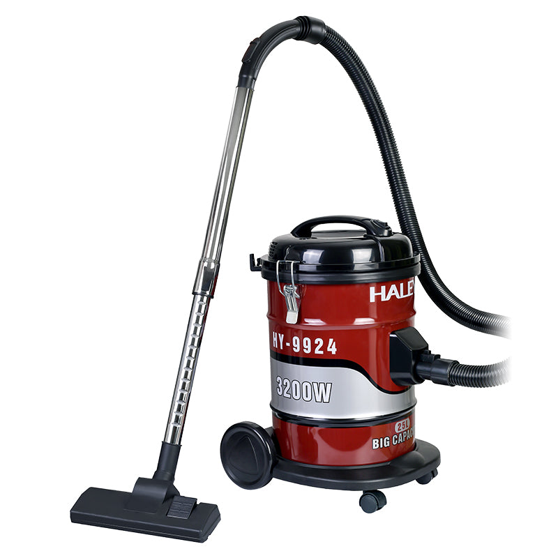 Aspirator Industrial 2 în 1 HALEY, 3200W, 25L, Uscat/Umed, Filtrare Multistrat, Putere Mare, pentru Casă și Uz Profesional