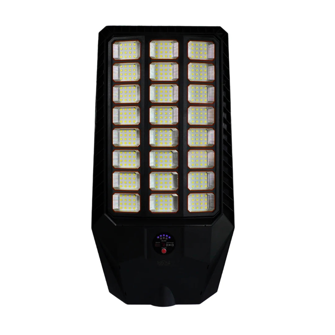 Lampa Solara Stradala Innova Smart Home Genesis 1000W, Senzor Miscare si Lumina, IP66, Telecomanda, Kit Instalare, Garantie 3 Ani