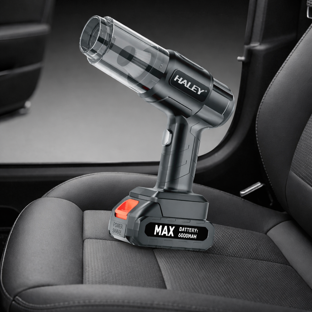 Aspirator Auto Portabil Fără Fir Haley HY-3920 cu Acumulator