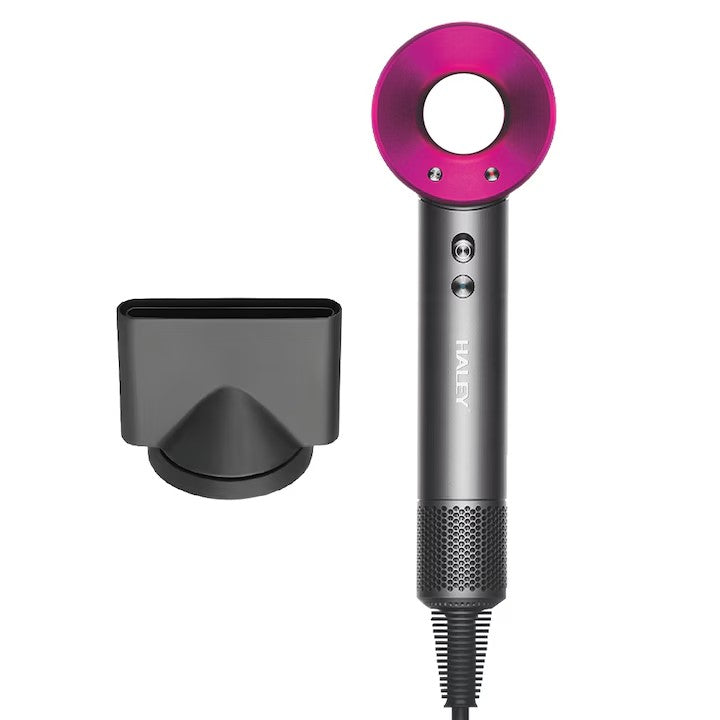 Uscător de Păr Profesional Haley HY-4009 1600W cu Ionizare – 3 Trepte, Aer Rece, Silențios