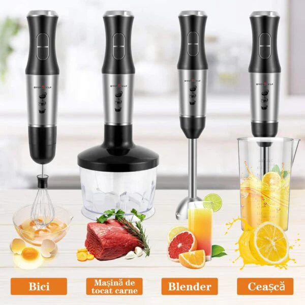 Blender 4 in 1, 500w , 9 viteze si functie turbo