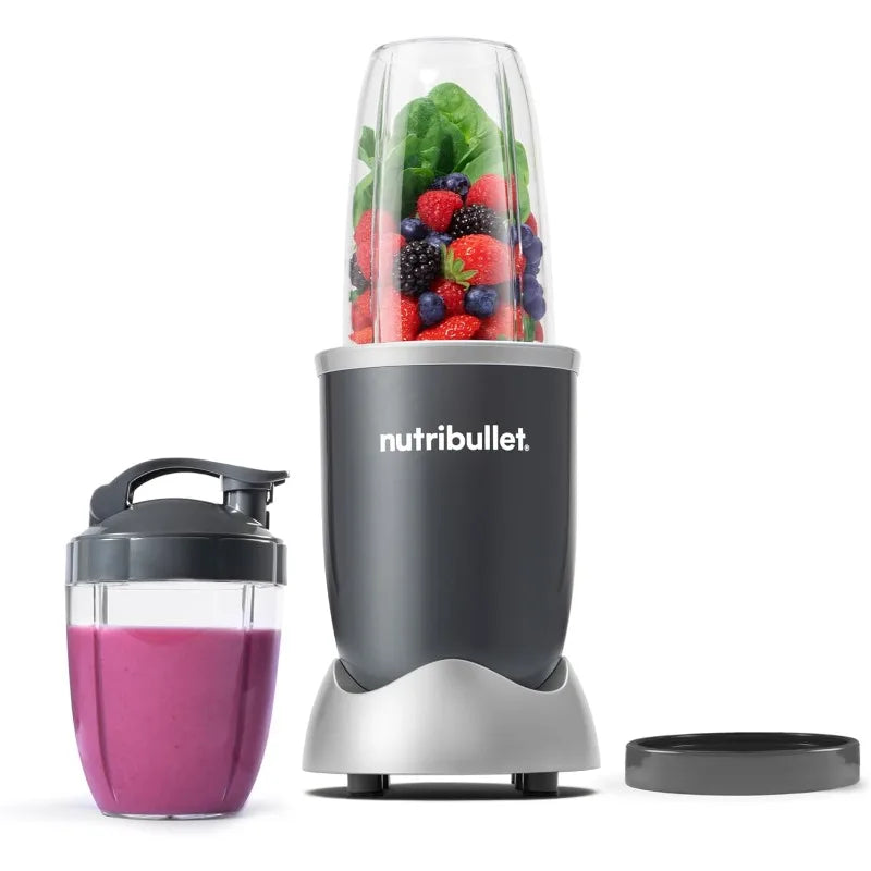 Blender NUTRIBULLET Original, 0.7l, 1 treapta viteza, 600W, argintiu-gri