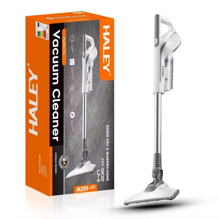 Aspirator Vertical cu Fir HALEY HY-1902, 650W, Ciclonic, Fără Sac, Ușor (2.8 kg), pentru Covoare și