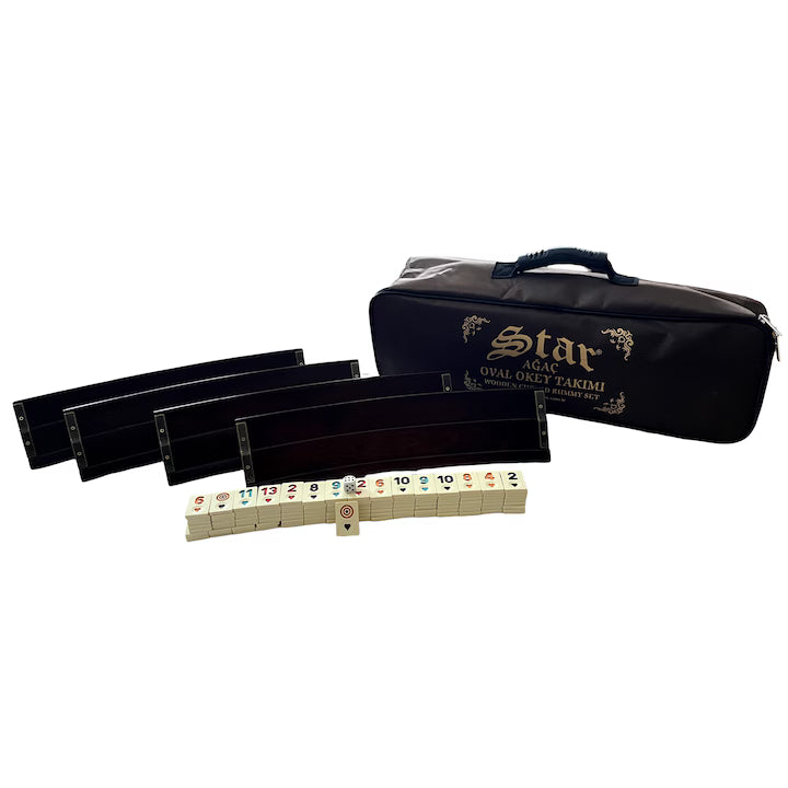 Joc de Remi / Rummy Premium, Realizat 100% Manual din Lemn Masiv