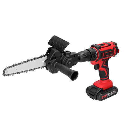 Adaptor Motofierastrau cu Lant pentru Bormasina si Autofiletanta, Ghidaj 4 Inch (10 cm)