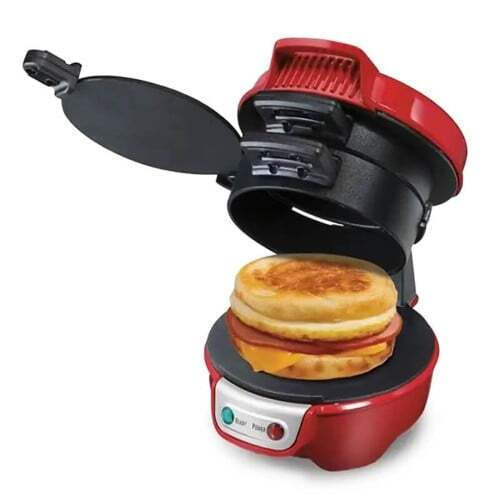Aparat 2-in-1 pentru Burgeri și Sandvișuri MIXDOR MX-5013, 600W, Plăci Antiaderente