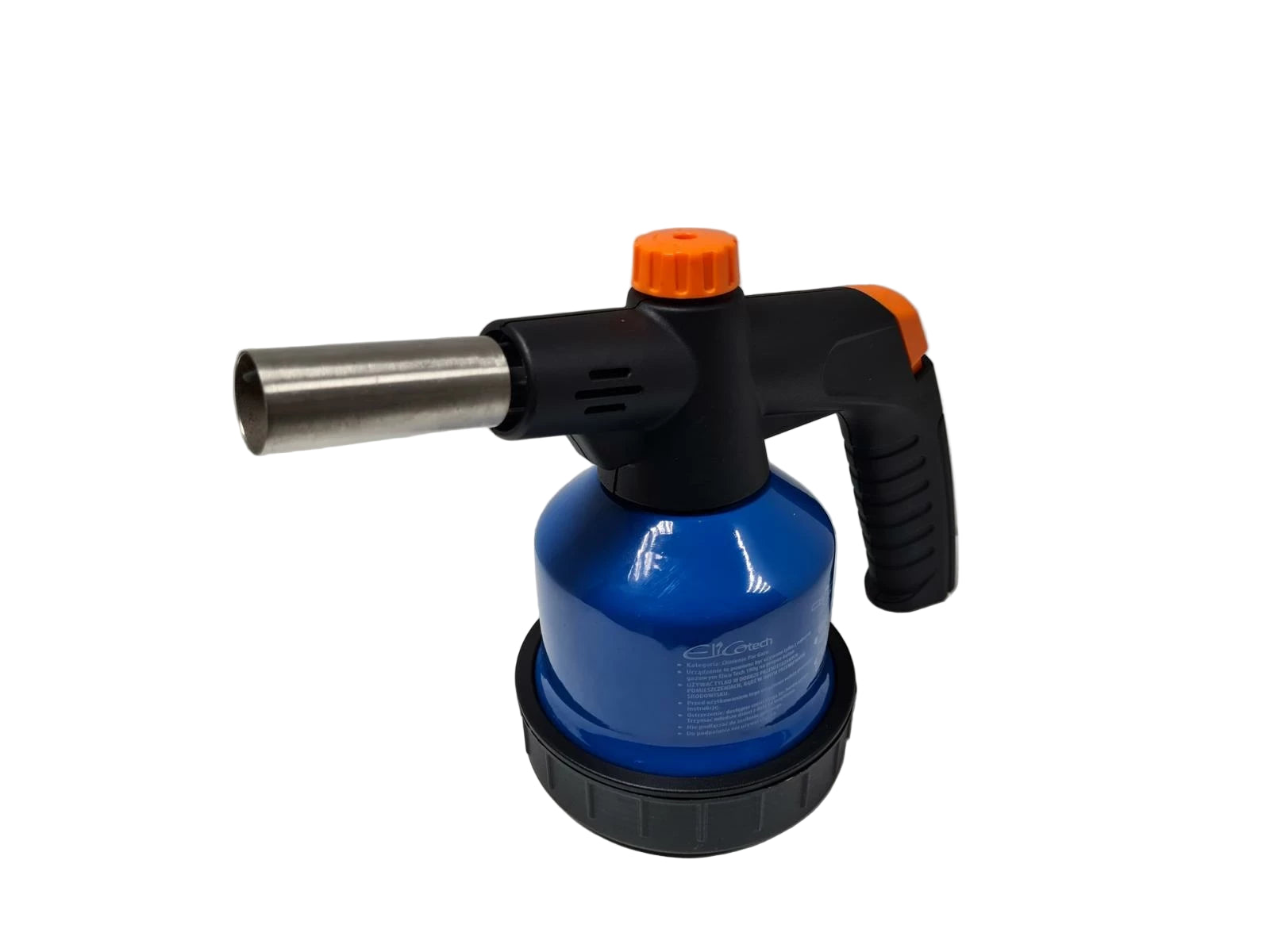 Arzător Gaz Profesional 360°, Lampă de Lipit cu Aprindere Piezo și Corp Metalic