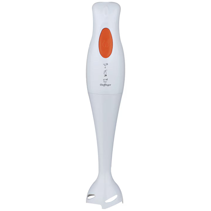 Blender Vertical de Mana, 300W, 1 Treapta Viteza + Functie Pulse, Tija Detasabila, Lame Inox, Alb