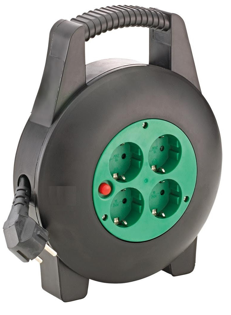 Prelungitor electric Visivo, 10 metri, 4 prize, verde