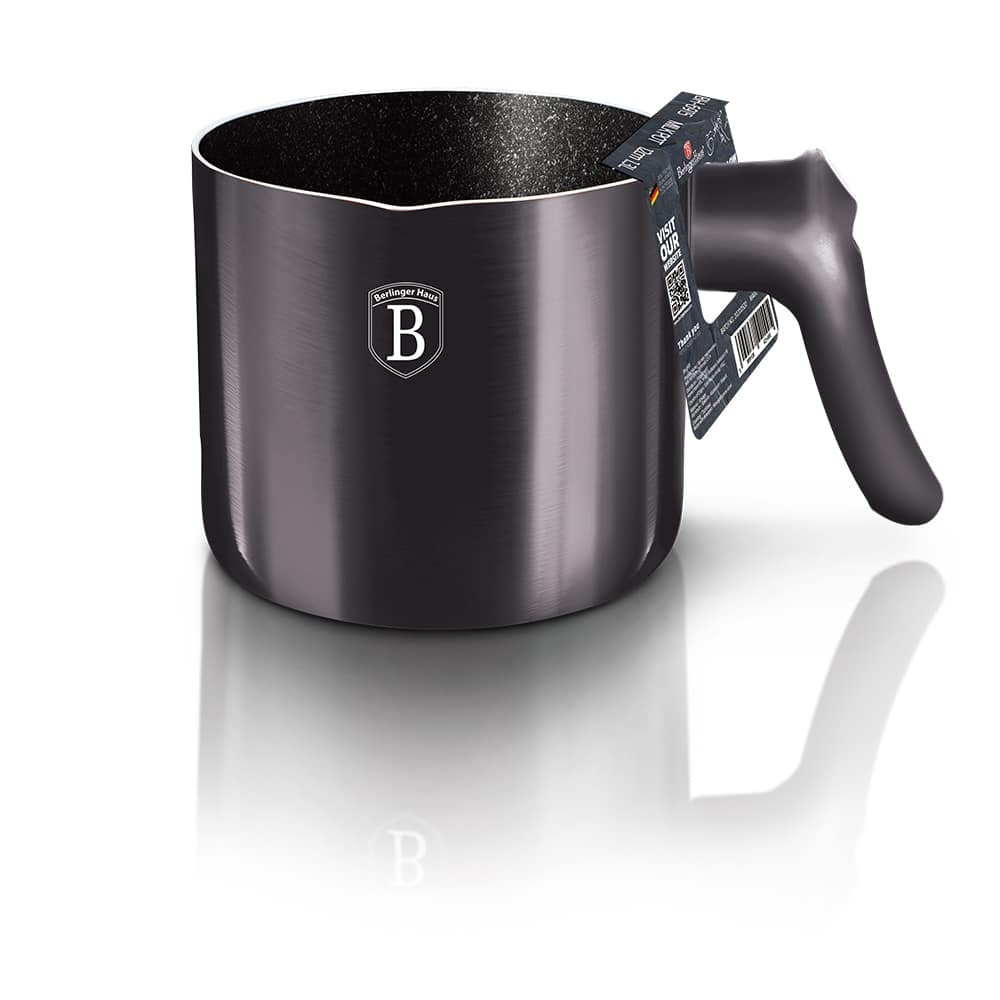 Fierbător de apă 1.2 L, Ø12 cm, Berlinger Haus BH-6915, Metallic Line Carbon Edition
