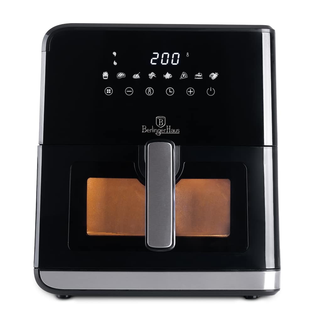 Friteuză cu Aer Cald Berlinger Haus BH-9470, 7.5L, 1700W, Ecran Digital LED, Temperatură Reglabilă 80–200°C