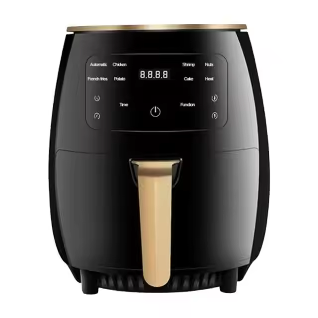 Friteuza cu Aer Cald S-18 Air Fryer, 2400W, Capacitate 6L, Afisaj Digital LCD, Touch Control