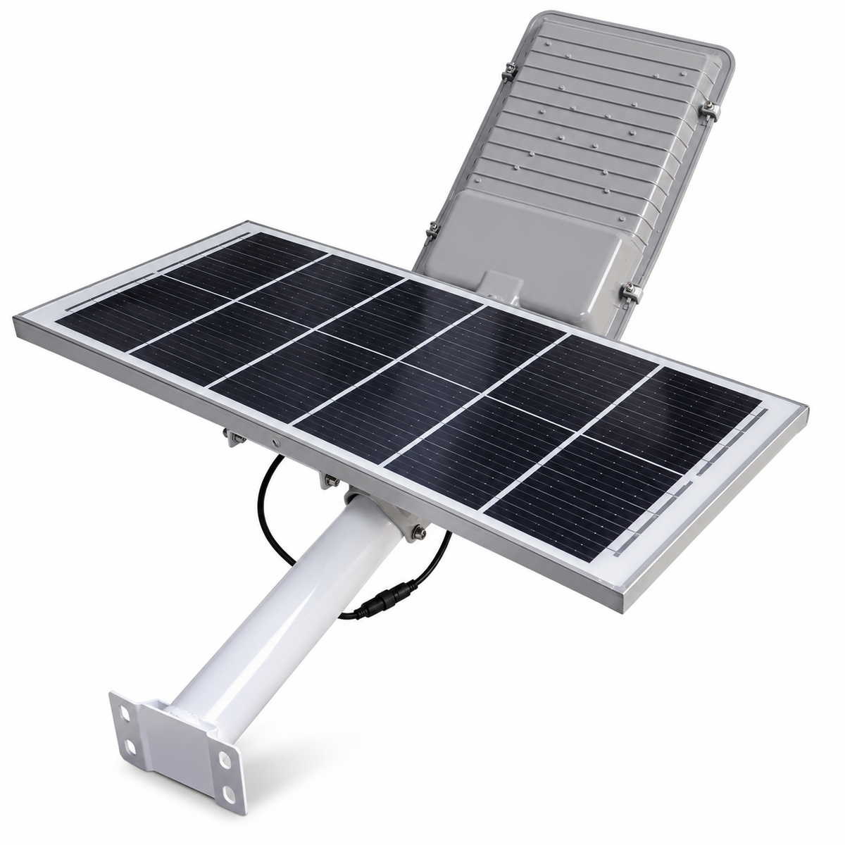 Lampa Solară Stradală INNOVA Smart Home 400W, Panou Solar Separat, Senzor de Lumină, Telecomandă, IP66