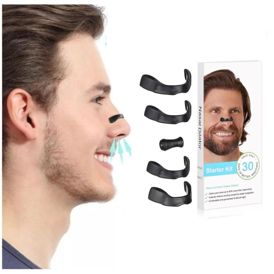 Kit 30 benzi nazale anti sforait, respiratie usoara, cresc aportul de oxigen si imbunatatesc calitatea somnului