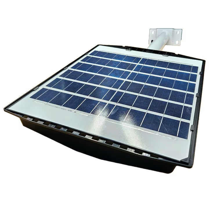 Lampă solară stradală 600W, 280 LED, senzor mișcare și noapte, panou solar, telecomandă, suport metalic