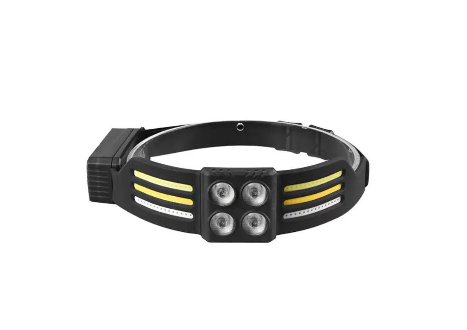 Lanternă LED Frontală 800 Lumeni cu Senzor de Mișcare – Reîncărcabilă, COB, rezistentă la apă