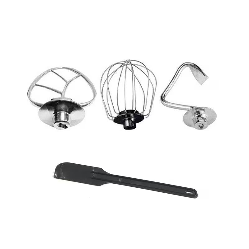 Mixer Royalty Line RL-PKM1600, Negru, 1600W, Bol Inox 5.5L – Mișcare Eliptică, 6 Trepte de Viteză, Accesorii Profesionale