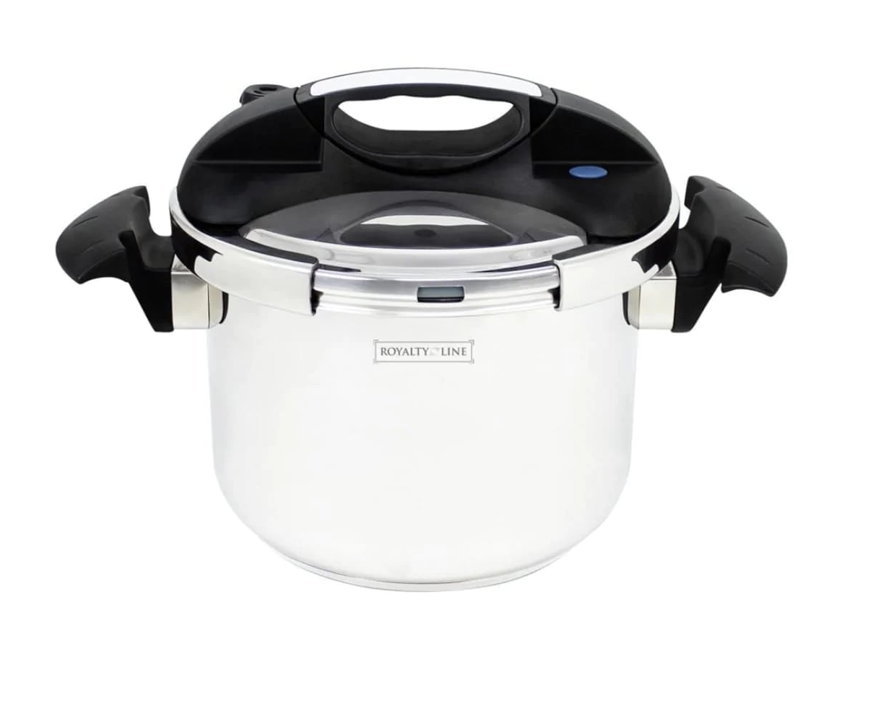 Oală Sub Presiune Royalty Line, 6 L – Inox Premium, Compatibilă Inducție, Siguranță Avansată