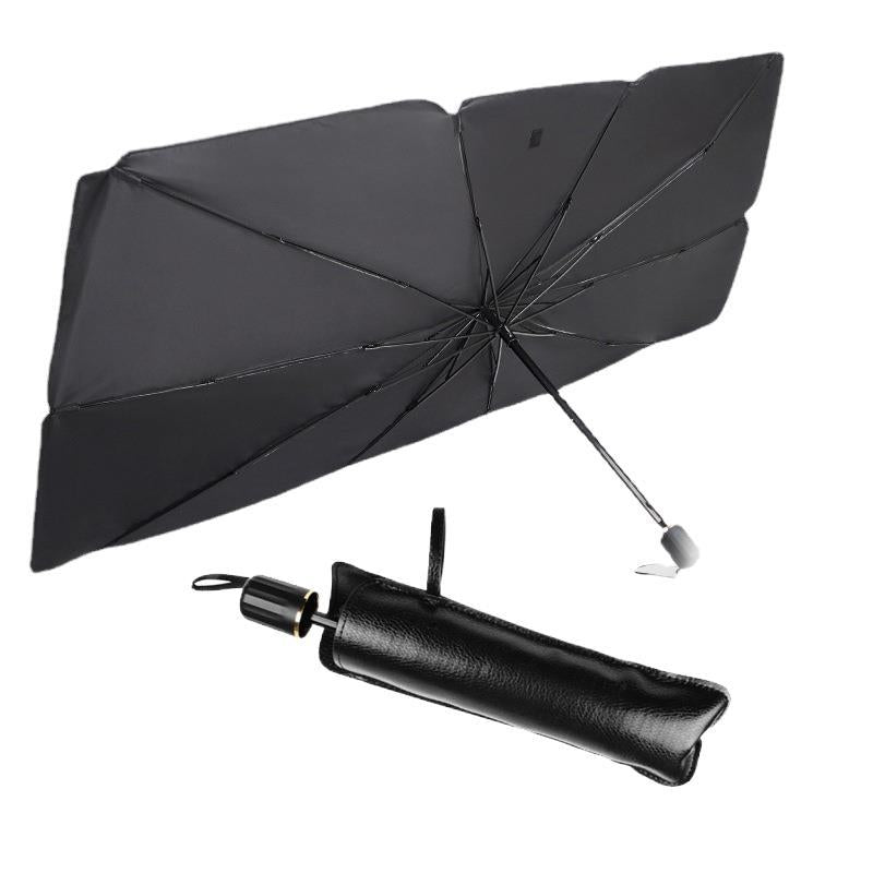 Parasolar Auto pentru Parbriz Tip Umbrela, Pliabil, Protectie UV