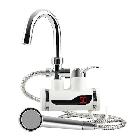 Robinet Electric 2-in-1 cu Dus Instant 3000W | Apă Caldă, Afișaj LCD