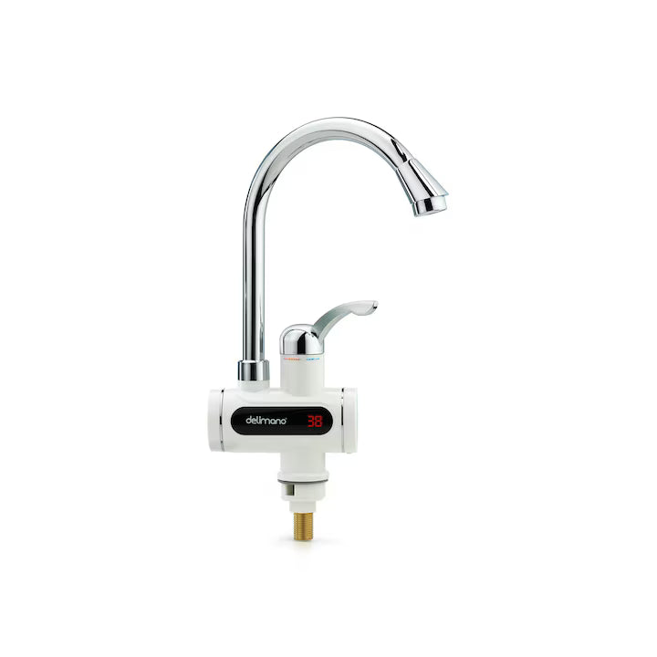 Robinet Electric Delimano cu Încălzire Instantanee | Apă Caldă în 3 Secunde, Afișaj Digital