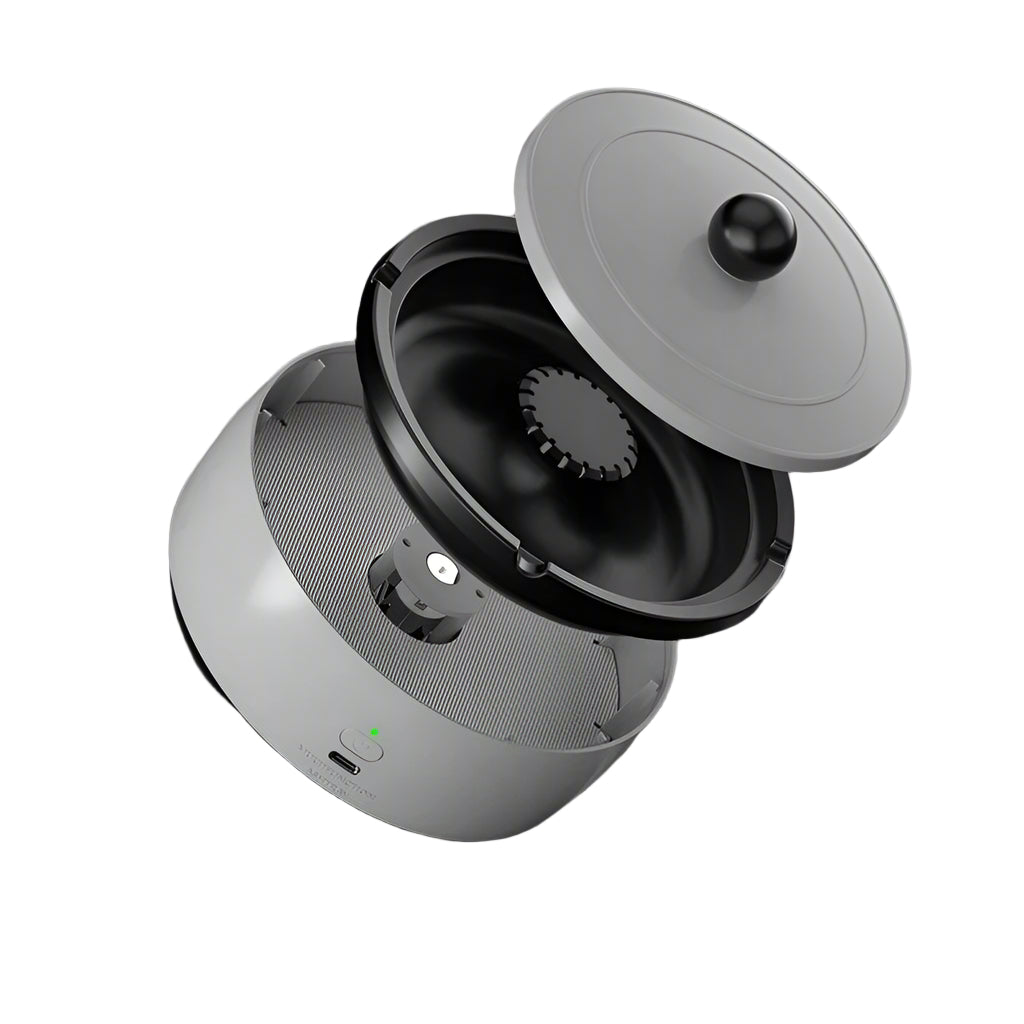 Scrumieră și Purificator de Aer 2-in-1, cu Absorbție Fum și Funcție de Aromaterapie