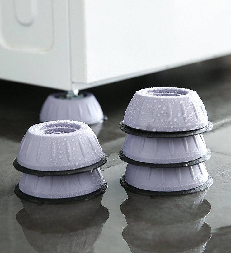 Set 4 Picioare Antivibratii si Antiderapante pentru Masina de Spalat