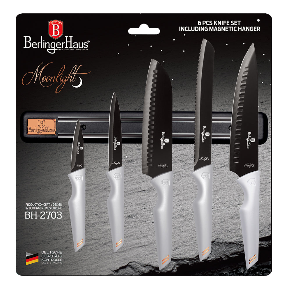 Set de cuțite 6 piese Berlinger Haus BH-2703 – Moonlight Collection