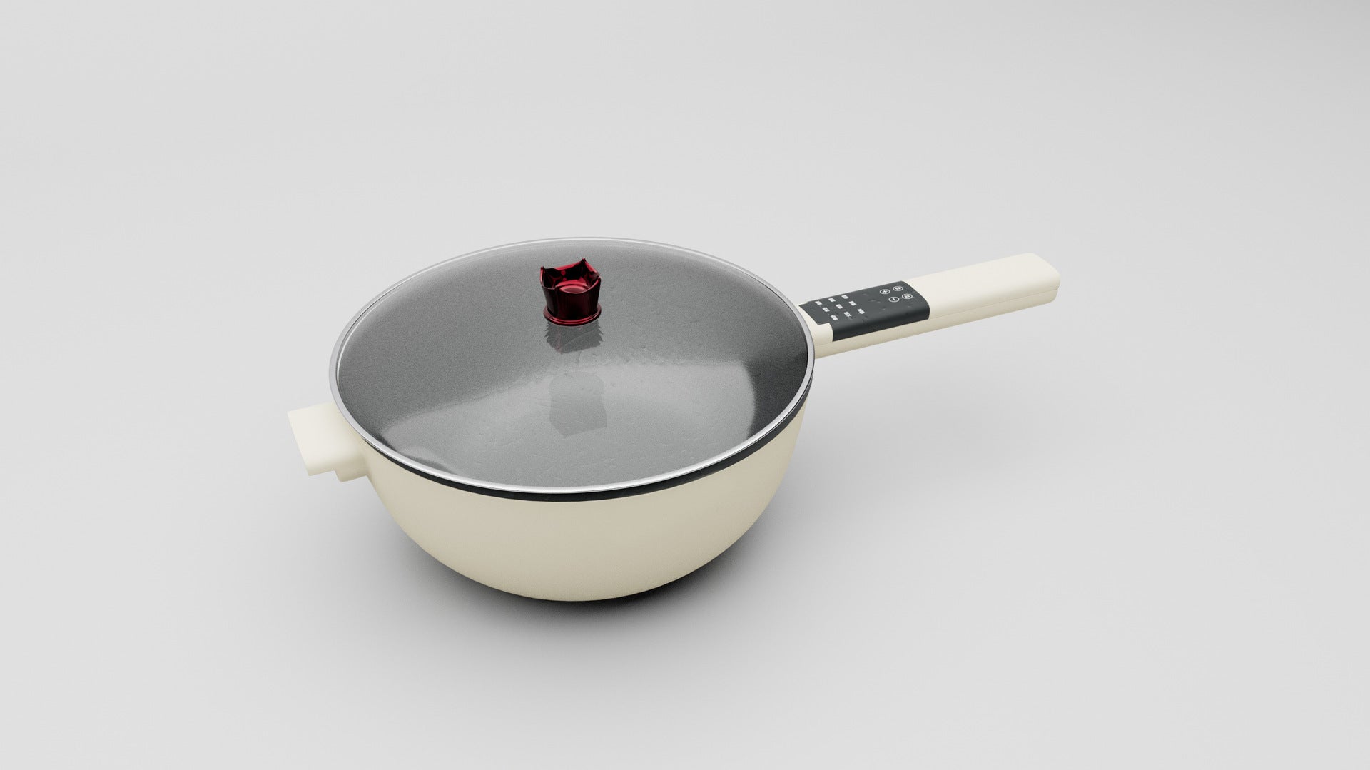 Tigaie Electrica Multifunctionala, 26cm, 1000W, 3L, cu Accesoriu pentru Aburi