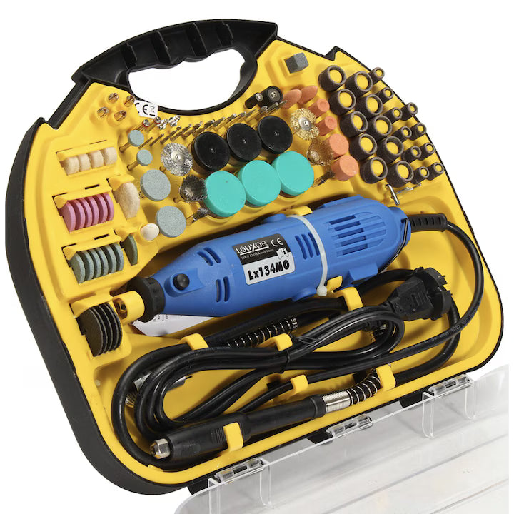 Minifreză Tip Biax Craft-Tec MX605, 500W, 12000 RPM, cu 117 Accesorii