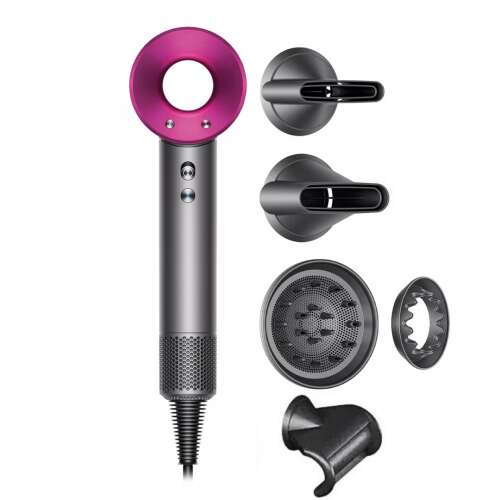 Uscator de Par Profesional 1600W cu 5 Accesorii Magnetice | Tehnologie Ionica, Uscare Rapida