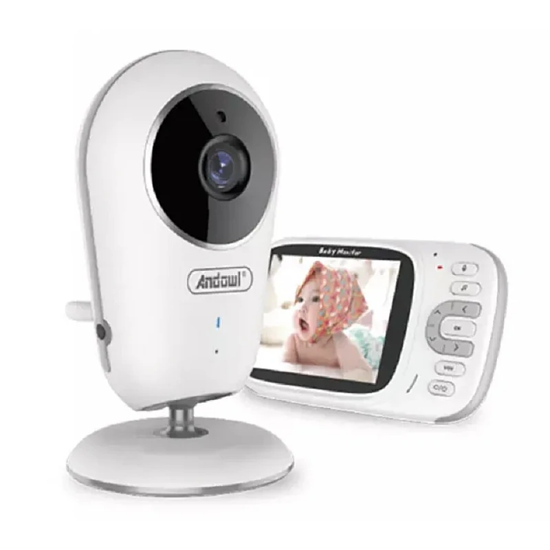 Camera de Supraveghere Baby Monitor Video Wireless Q-SX907 | Senzor Temperatură, Audio HD